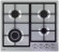 Газовая варочная панель Candy CHXM64CWX Газовая варочная панель Candy CHXM64CWX