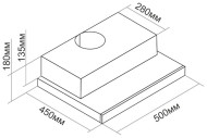 Встраиваемая вытяжка DARINA INTO 502 X Встраиваемая вытяжка DARINA INTO 502 X