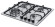 Газовая варочная панель RICCI HBS4501F
