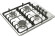 Газовая варочная панель Darina 1T1 BGM 341 11 X Газовая варочная панель Darina 1T1 BGM 341 11 X