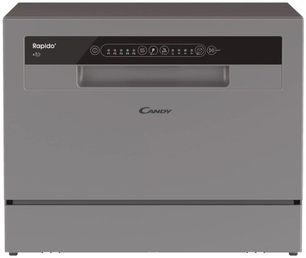 Компактная посудомоечная машина Candy CP 6F51LS-08 серебристая Компактная посудомоечная машина Candy CP 6F51LS-08 серебристая