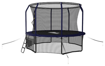 Каркасный батут Unix Line 8ft Supreme 244х244 см