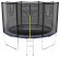 Каркасный батут EVO Jump 12FT External 366х366х265 см