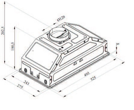Встраиваемая вытяжка Darina Built in G605B Встраиваемая вытяжка Darina Built in G605B