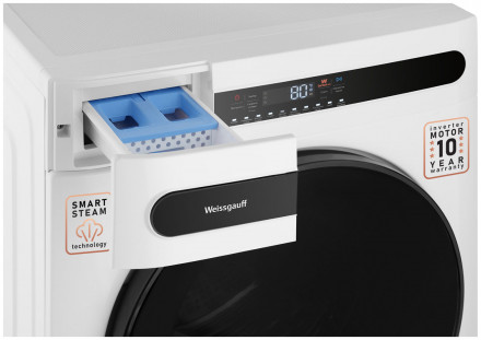 Стиральная машина с сушкой Weissgauff WMD 45148 Inverter Steam Стиральная машина с сушкой Weissgauff WMD 45148 Inverter Steam