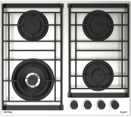 Встраиваемая газовая варочная панель Korting HG 6235 CTX Встраиваемая газовая варочная панель Korting HG 6235 CTX