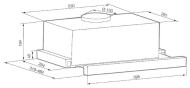 Встраиваемая вытяжка GRAUDE DHF 60.0 W