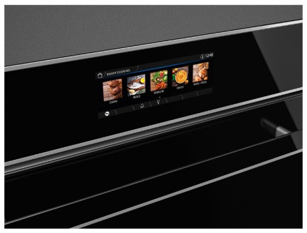 Электрический духовой шкаф smeg SFP6606WTPNX Электрический духовой шкаф smeg SFP6606WTPNX