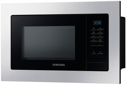 Встраиваемая микроволновая печь СВЧ Samsung MS23A7013AT/BW, нержавеющая сталь