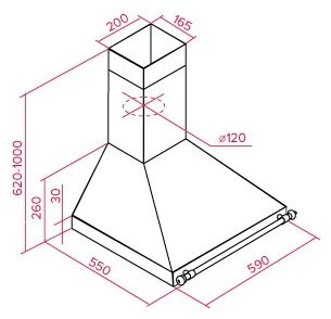 Каминная вытяжка TEKA DOB 60 VB (40495430) Каминная вытяжка TEKA DOB 60 VB (40495430)