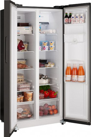 Холодильник WEISSGAUFF WSBS 600 B NoFrost Inverter Water Dispenser Холодильник WEISSGAUFF WSBS 600 B NoFrost Inverter Water Dispenser