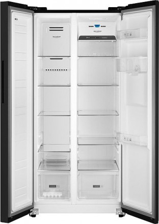 Холодильник WEISSGAUFF WSBS 600 B NoFrost Inverter Water Dispenser Холодильник WEISSGAUFF WSBS 600 B NoFrost Inverter Water Dispenser