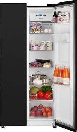 Холодильник WEISSGAUFF WSBS 600 B NoFrost Inverter Water Dispenser Холодильник WEISSGAUFF WSBS 600 B NoFrost Inverter Water Dispenser
