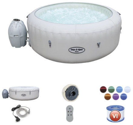 СПА бассейн Bestway Lay-Z-SPA Paris AirJet 54148