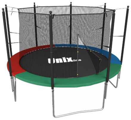 Каркасный батут Unix Line Simple 8 ft Green (inside) Каркасный батут Unix Line Simple 8 ft Green (inside)