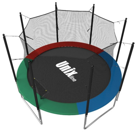 Каркасный батут Unix Line Simple 8 ft Green (inside) Каркасный батут Unix Line Simple 8 ft Green (inside)