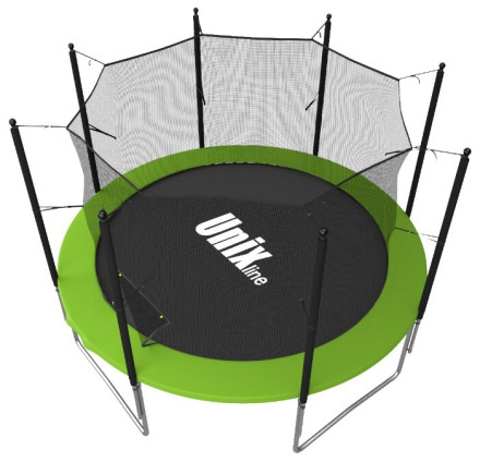 Каркасный батут Unix Line Simple 8 ft Green (inside) Каркасный батут Unix Line Simple 8 ft Green (inside)