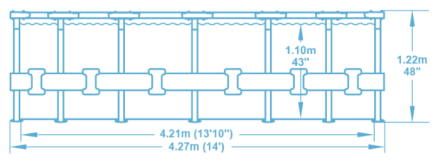 Бассейн Bestway Power Steel 56263/56444