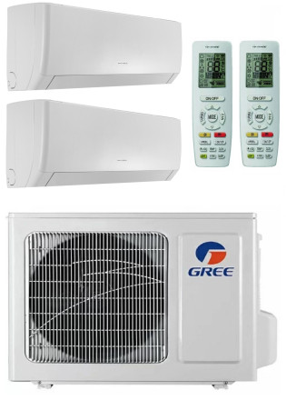 Мультисплит-система Gree GWHD(18)NK6OO (LC)(LH) + GWH09AGAXA-K6DNA4D/I Eco + GWH09AGAXA-K6DNA4D/I Eco