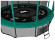 Каркасный батут Unix Line SUPREME GAME 12 ft (green)