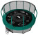 Каркасный батут Unix Line SUPREME GAME 12 ft (green)