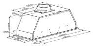 Встраиваемая вытяжка MAUNFELD Crosby Light 70 Gl нержавеющая сталь