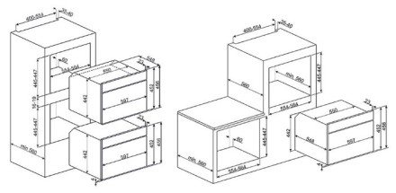 Духовой шкаф smeg SF4104MCS