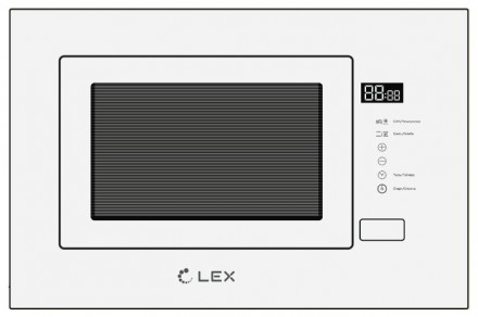 Микроволновая печь встраиваемая LEX BIMO 20.01 WH