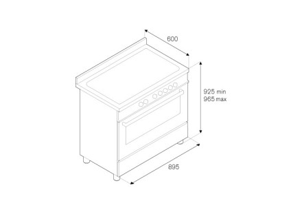 Комбинированная плита Bertazzoni MAS90 6 MFE S XE Комбинированная плита Bertazzoni MAS90 6 MFE S XE