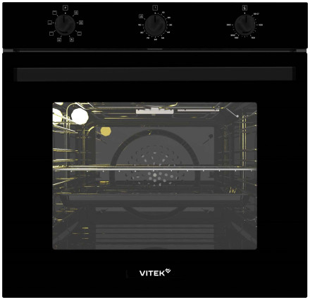 Электрический духовой шкаф Vitek EO 6380 BG, стекло черное Электрический духовой шкаф Vitek EO 6380 BG, стекло черное