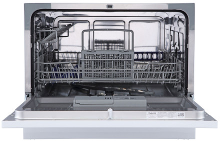 Компактная посудомоечная машина Бирюса DWC-506/5 W, белый