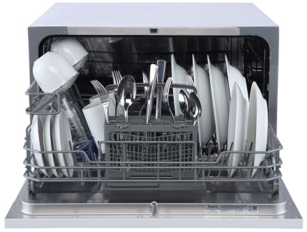 Компактная посудомоечная машина Бирюса DWC-506/5 W, белый