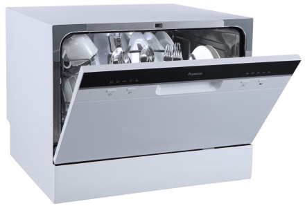 Компактная посудомоечная машина Бирюса DWC-506/5 W, белый