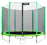 Каркасный батут Alpin 8 ft (252 cм) с защитной сеткой и лестницей 252х252х205 см Каркасный батут Alpin 8 ft (252 cм) с защитной сеткой и лестницей 252х252х205 см