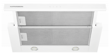 Встраиваемая вытяжка Kuppersberg SLIMLUX S 60 GW белый/белое стекло