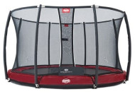 Каркасный батут Berg InGround Elite 380 + Safety Net Deluxe 380х380х20 см