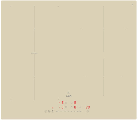 Электрическая варочная панель LEX EVI 641A I IV Электрическая варочная панель LEX EVI 641A I IV